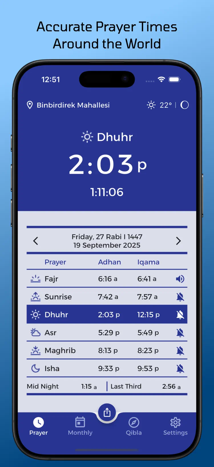 Prayer Timer screenshot 1