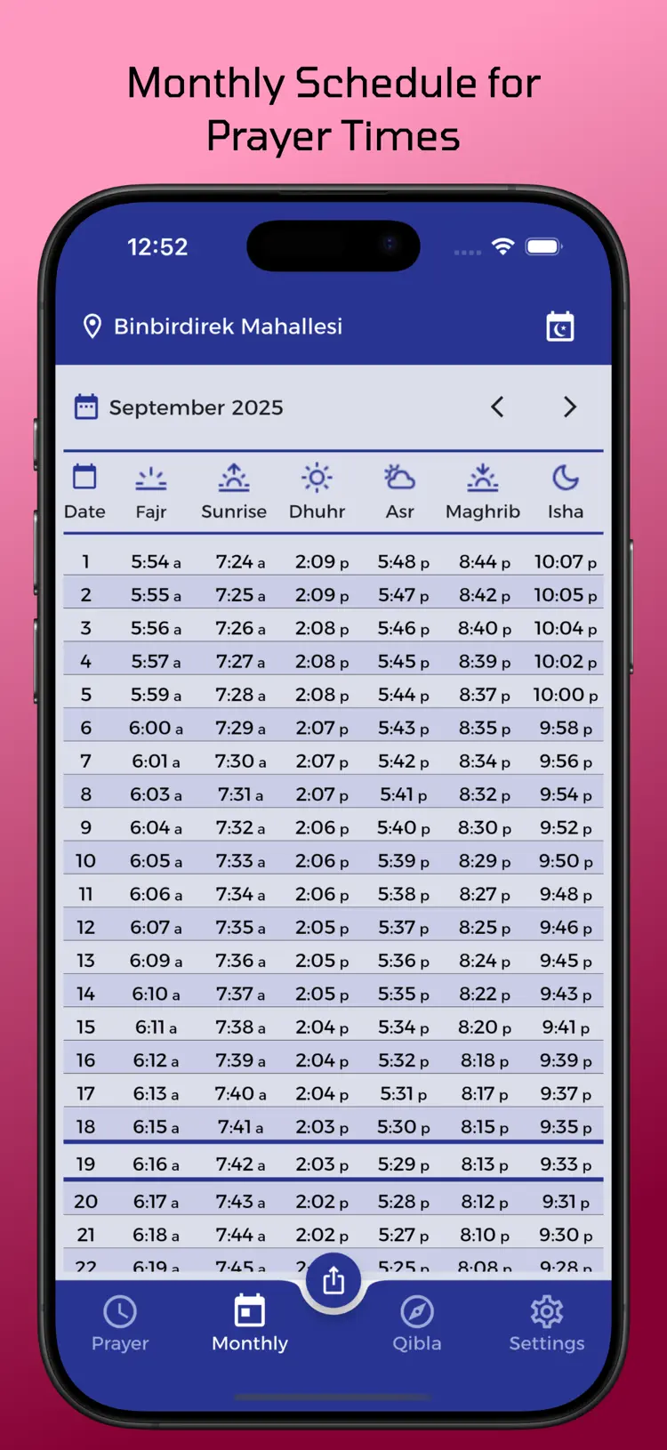 Prayer Timer screenshot 2